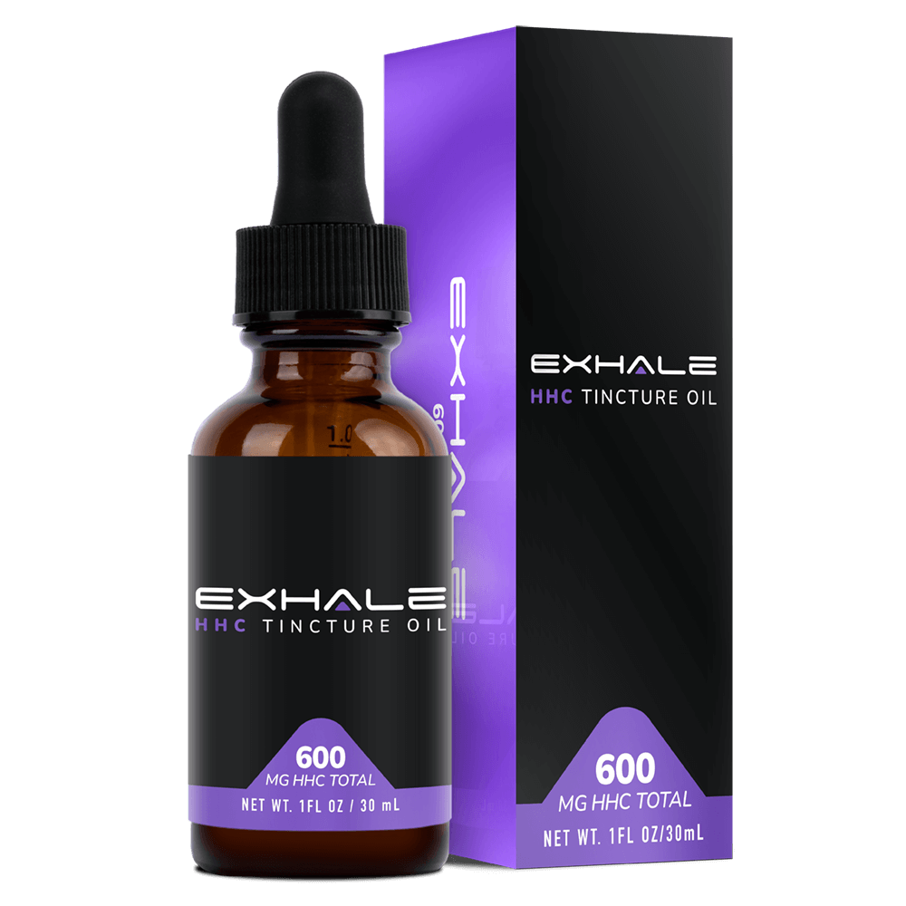 Exhale HHC Tincture 600mg with box