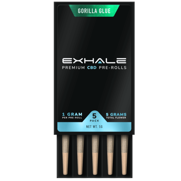 Exhale Pre rolls Open Gorilla Glue