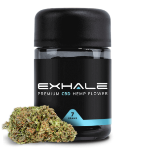 Exhale CBD Flower Sour Space Candy with flower