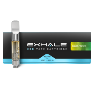 Exhale Wellness CBD Vape Cartridges 400mg Pineapple Express