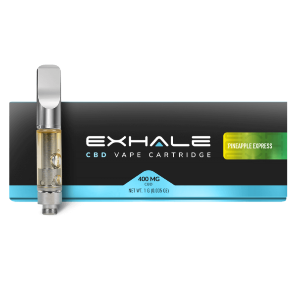 Exhale Wellness CBD Vape Cartridges 400mg Pineapple Express