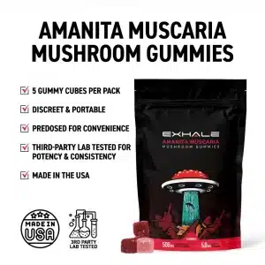 amanita muscaria mushroom gummies