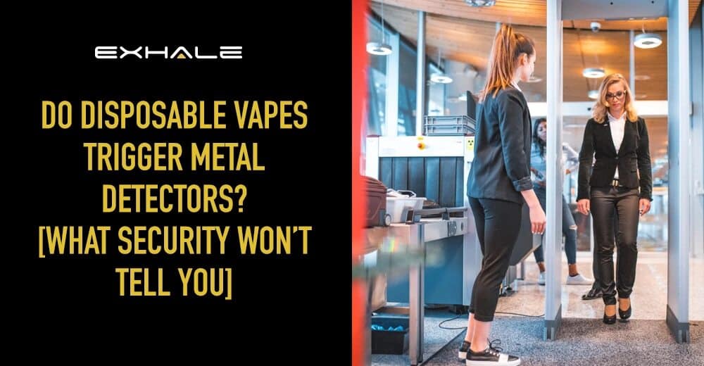 does a metal detector detect disposable vapes