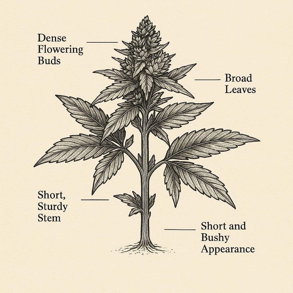 indica plant infographic exhale wellness what is indica