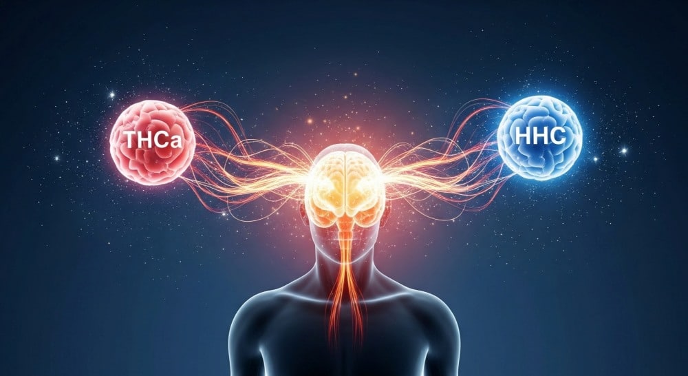 thca hhc effect on brain and body