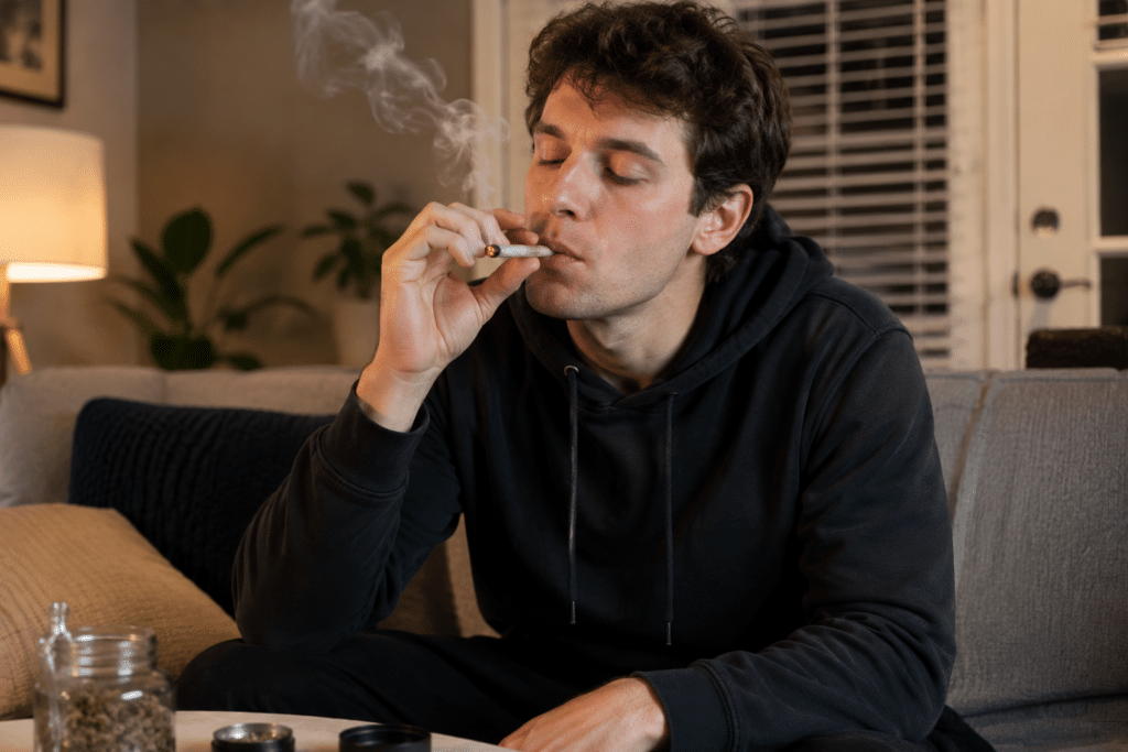 smoking thca flowers